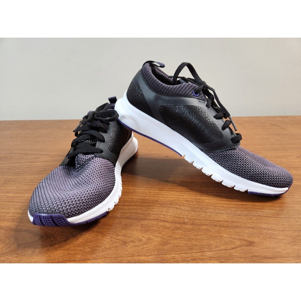 Reebok Print Athlux Shatter Ladies Purple & Black Running Sneakers Size 8 CN5928